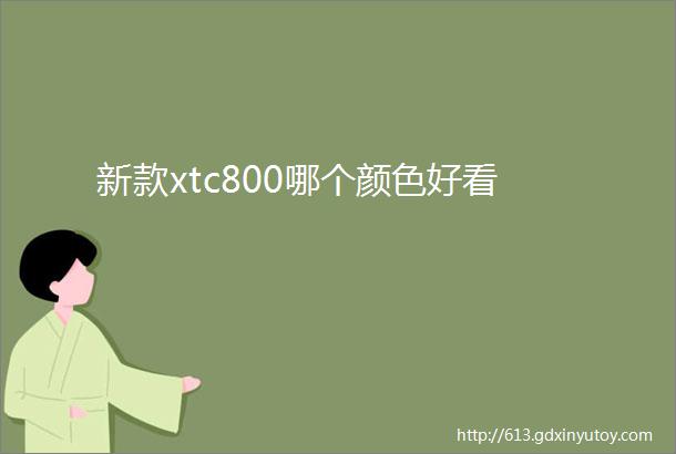 新款xtc800哪个颜色好看