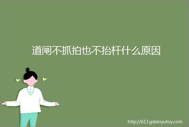 道闸不抓拍也不抬杆什么原因