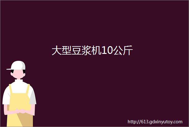 大型豆浆机10公斤