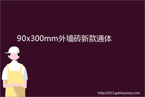 90x300mm外墙砖新款通体