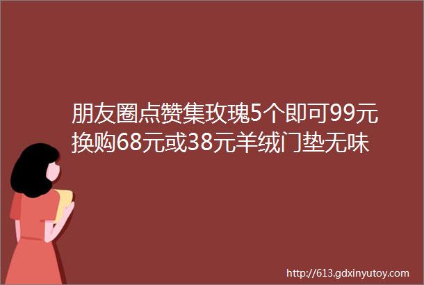 朋友圈点赞集玫瑰5个即可99元换购68元或38元羊绒门垫无味浴室防滑垫淋浴房地垫大号卫生间脚垫