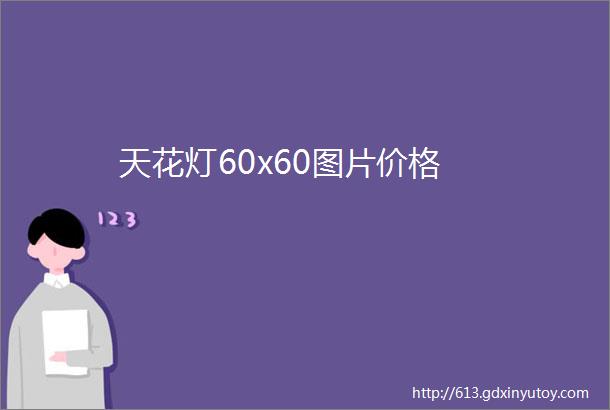 天花灯60x60图片价格