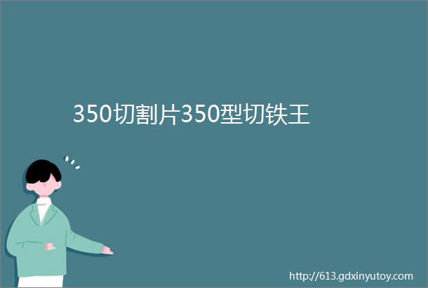 350切割片350型切铁王